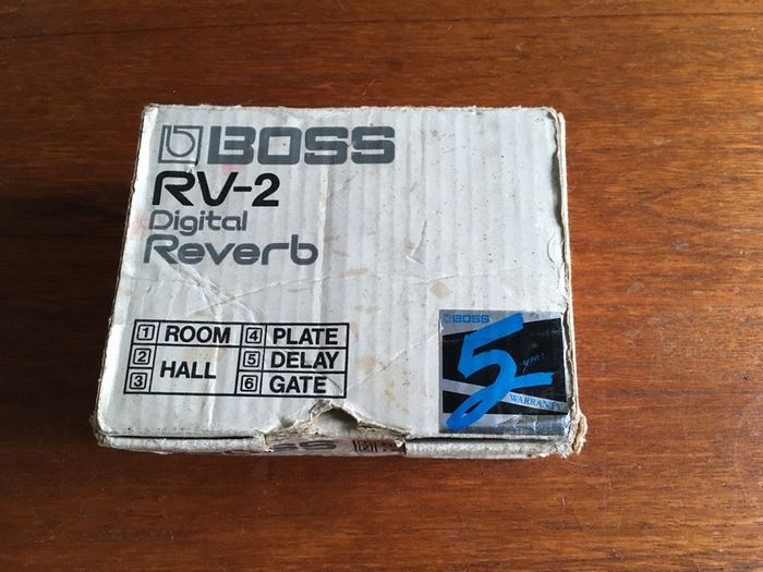 Boss RV-2 Digital Reverb
