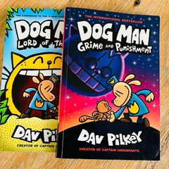 Dog Man Books x2 - Dav Pilkey - Excellent Condition