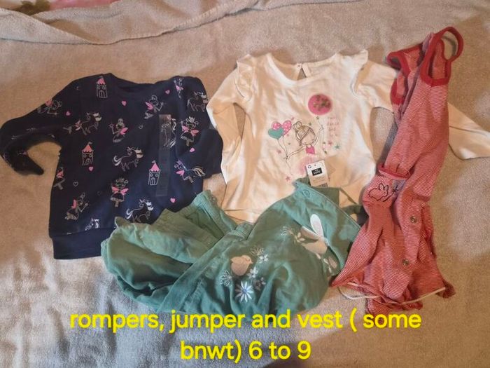 Baby Girl Bundle Mainly Summer Six to Twelve Months