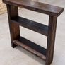 Rustic Wood Bathroom Storage in Vintage Black Image 3