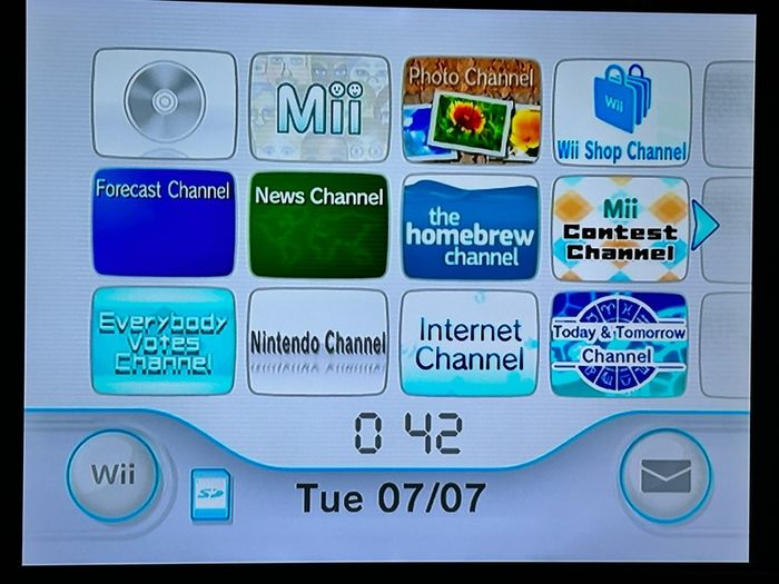 Modded Nintendo Wii
