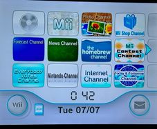 Modded Nintendo Wii