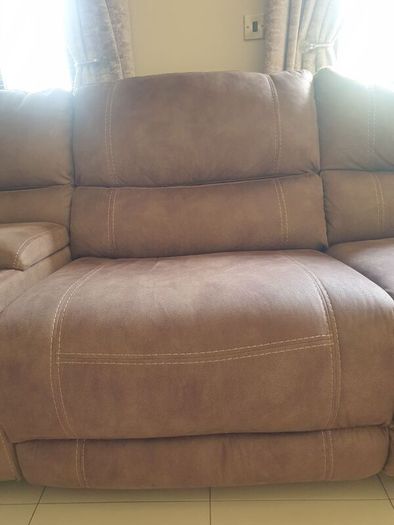 suede armless unit
