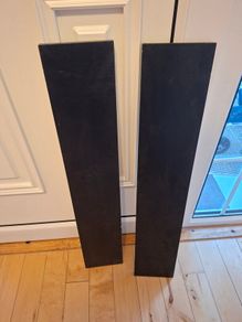 2 Black Shelves
