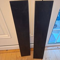 2 Black Shelves