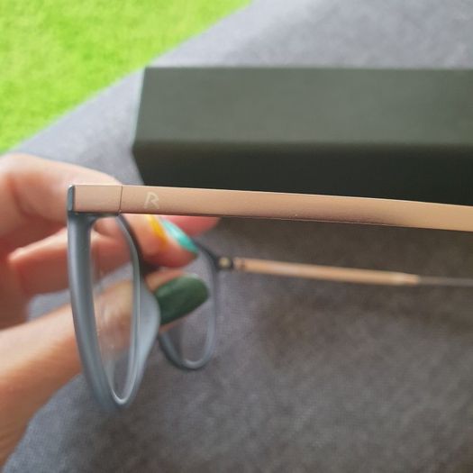 Rodenstock womens glasses frames.Matte grey finish.