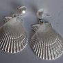 White SeaShell Mermaidcore Earrings Image 7