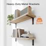 Wood Bathroom Shelves Image 4