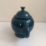 Iconic Deco-Inspired Fiesta Ware Teapot in the "Evergreen" Colourway in Excellent Condition Image 3