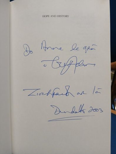 Signed Gerry Adams - Hope and History
