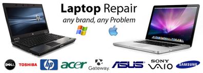 WE Repair LAPTOPS Broken Screens Hard Drives Soft Ports