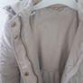 M&S cream fleece lined snug coat. Image 4