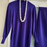 ARA Vintage two piece high neck and SKIRT co-ord Sz 10uk Image 2
