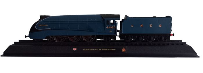 Collection of stationary model trains