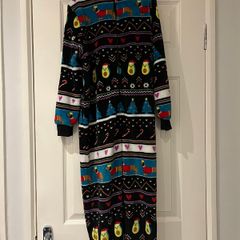 M&S Christmas fleece onesie 9-10yrs