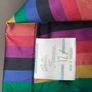Rainbow striped shirt sleeve festival blazer uk12 Image 8