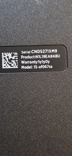 HP laptop