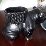 PLANTER - Pot - Holder - Vintage - Bulldog Image 3