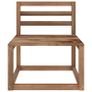 11 Piece Garden Lounge Set Brown Impregnated Pinewood Image 6