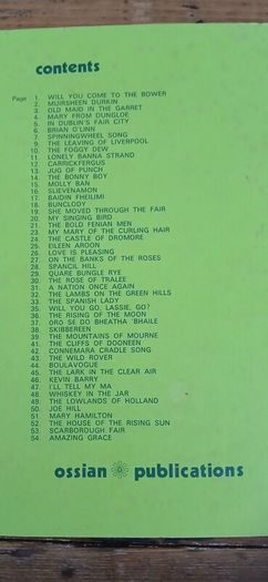 Folksongs & Ballads Irish Songs
