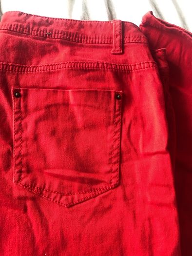 Red jeans size 14