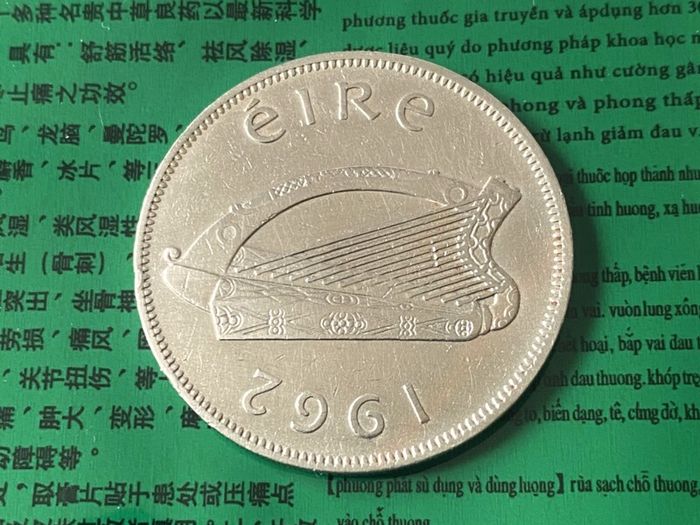 Ireland, 1962, Half Crown - Free Post