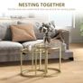 Nesting Coffee Tables Set of 2 Image 4