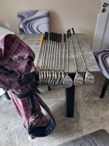 Masters Lady's golf clubs and bag.