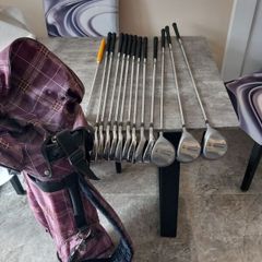 Masters Lady's golf clubs and bag.