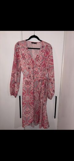 Paisley midi dress