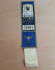 All Hallows by the Tower vintage bookmark