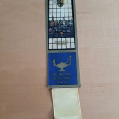 All Hallows by the Tower vintage bookmark