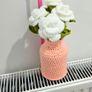 Crochet Flower Pot Decor Image 3