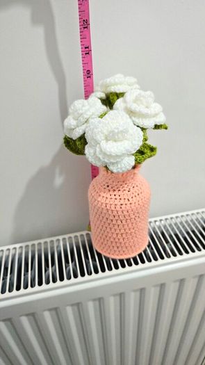 Crochet Flower Pot Decor