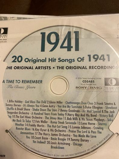Birthday CD 1941