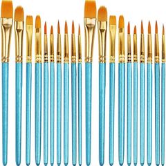 NEW SALE | 20 Pcs Face Paint Brushes for Children Gouache, Watercolor, Acrylic and Oil Painting
