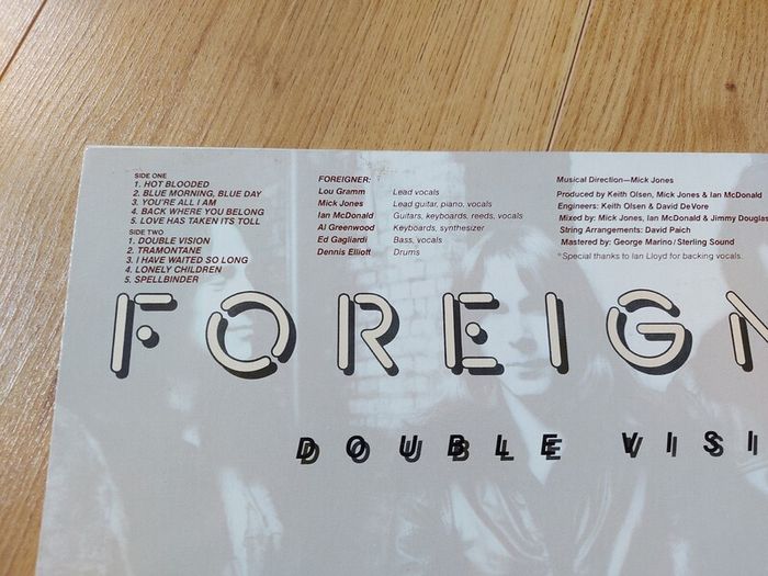 Foreigner - Double Vision - Vinyl Record + Hundred More