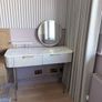 Next 'Valencia' Light Grey Solid Mango Wood Dressing Table - Mint Condition Image 2