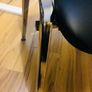 Brand New Black Vinyl Chrome Leg Stacking Chair Image 2