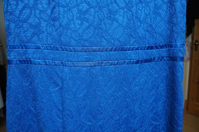 Royal blue lace dress