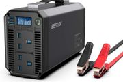 1200W 12V Car Inverter, DC 12V to AC 230V Power Converter with 2 UK Outlets