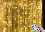 3x3m Garland LED USB Fairy Lights Curtain 3m String Lights Remote Christmas Ornaments New Year 2022 Christmas Decorations for Home