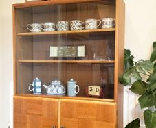 Mid Century Vintage Beautility Display Cabinet