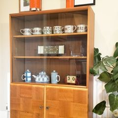Mid Century Vintage Beautility Display Cabinet