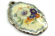 Antique Rosenthal Porcelain Pendant