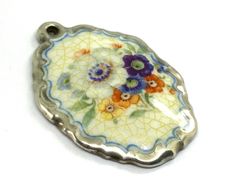 Antique Rosenthal Porcelain Pendant