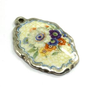 Antique Rosenthal Porcelain Pendant