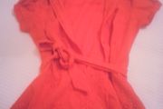 Orange Blouse - Size 8