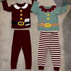 2 Pairs of Matching Christmas Pyjamas - Dunnes Stores - Size 2-3 Years