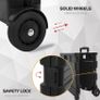 Grand Pack-N-Roll Portable Tools Carrier with Telescopic Handle, 80 Lb. Load Capacity, Black (FREE POSTAGE) Image 4